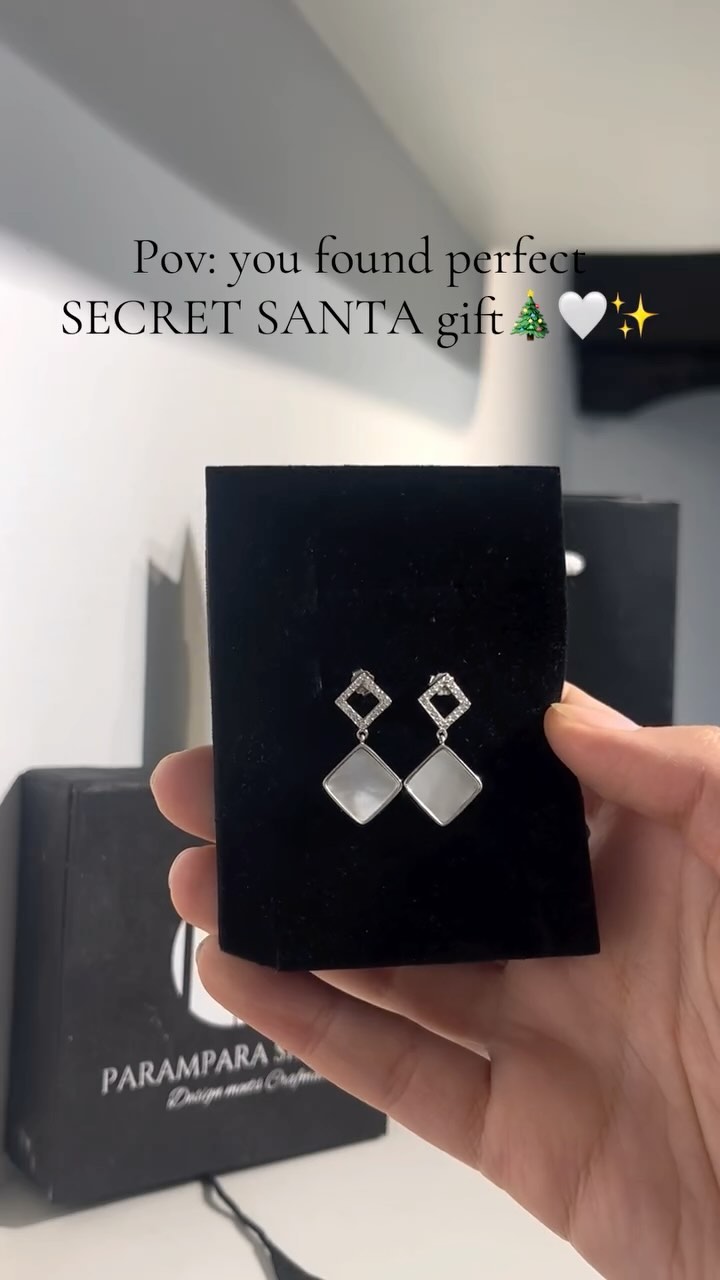 Shimmering Seashell Earing - a perfect thoughtful Secret Santa Pick - View 1