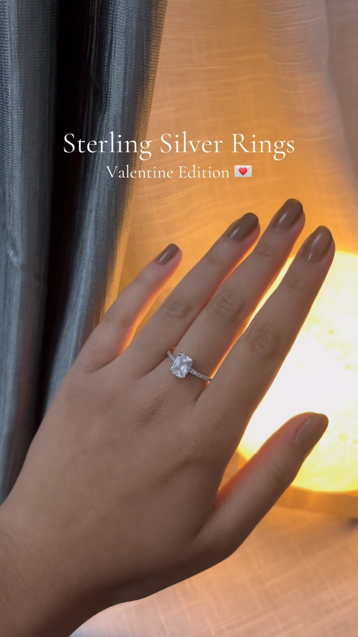 Zircon Silver Rings - View 1