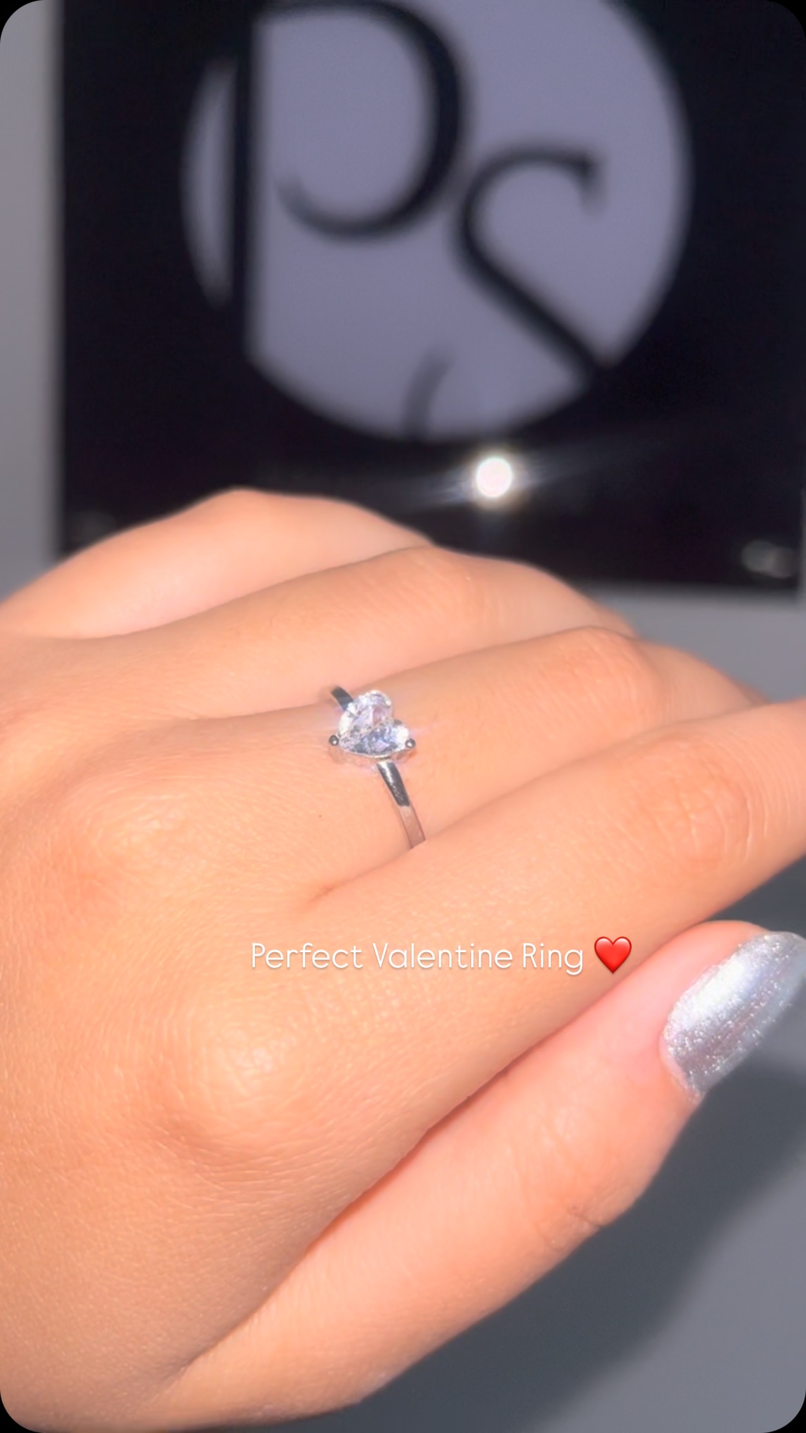 Prettiest Heart Stone Ring - View 1