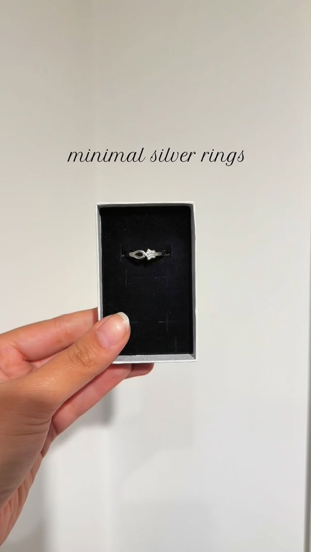 Minimal Silver Rings - View 1