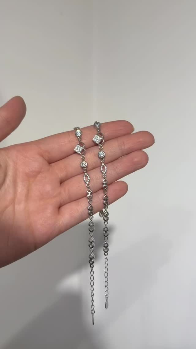 Silver Heart Bracelet - View 1