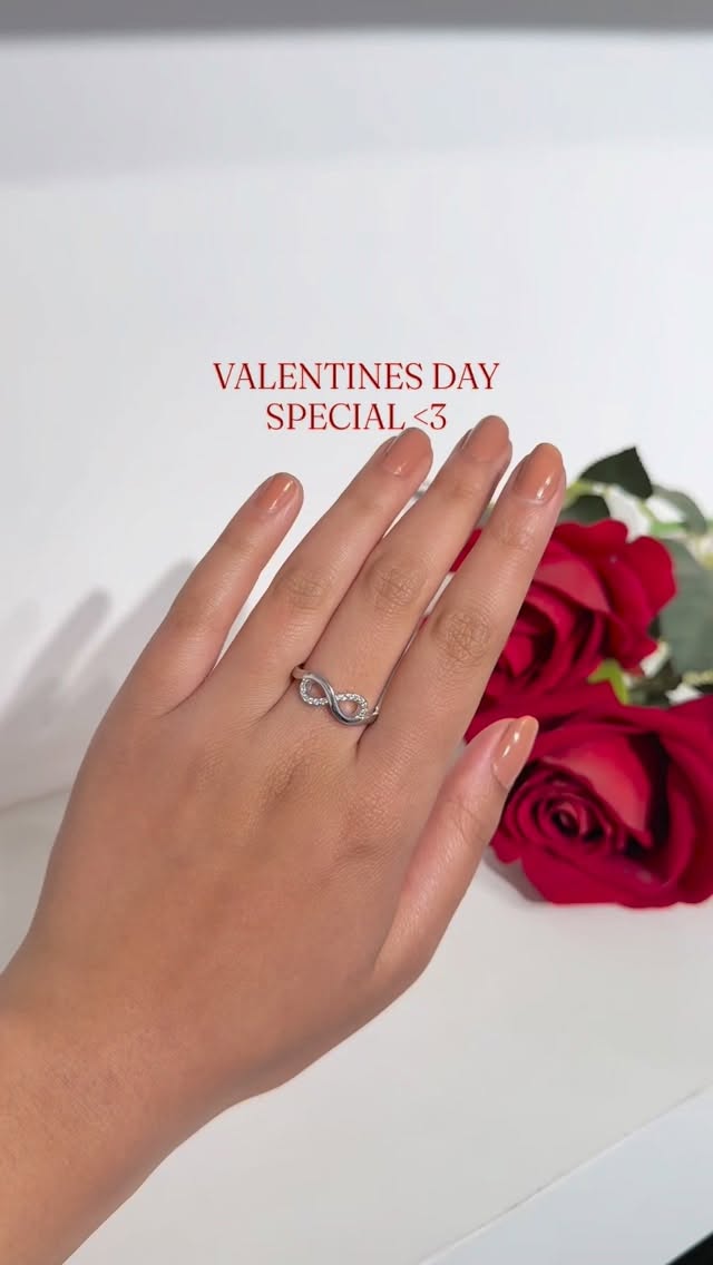 Silver Infinity Rings - View 1